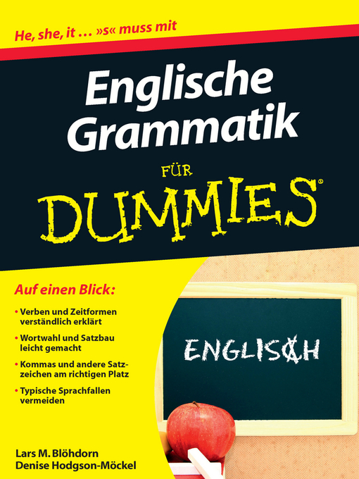 Title details for Englische Grammatik für Dummies by Dr. Lars M. Blöhdorn - Available